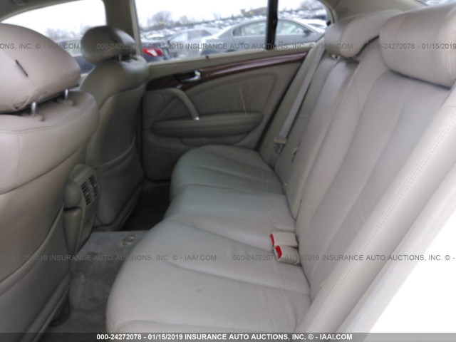 JNKBF01A53M101111 - 2003 INFINITI Q45 WHITE photo 8