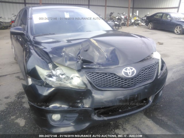 4T1BF3EK2AU099560 - 2010 TOYOTA CAMRY SE/LE/XLE 黑色 照片 6