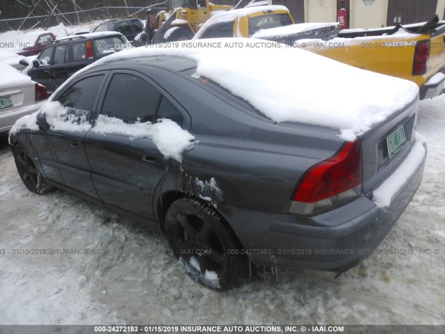 YV1RH52Y742365067 - 2004 VOLVO S60 R GRAY photo 3