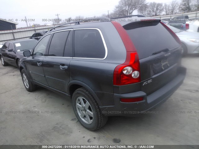 YV4CY592761270544 - 2006 VOLVO XC90 GRAY photo 3