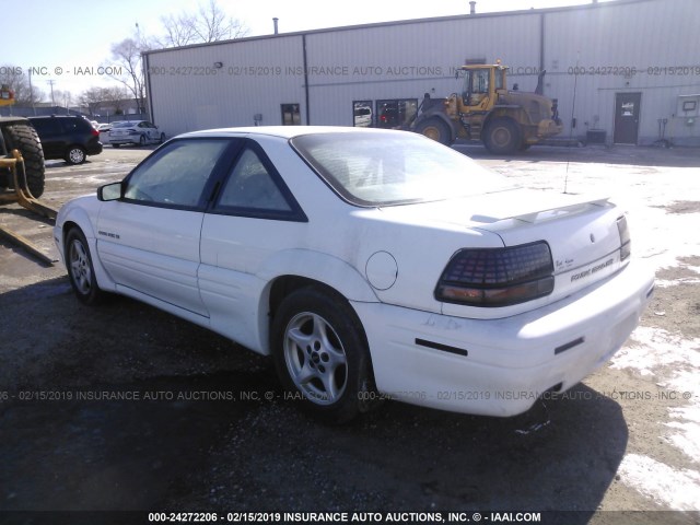 1G2WJ12M6TF207429 - 1996 PONTIAC GRAND PRIX SE 白色 照片 3