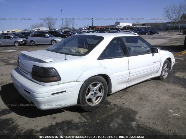 1G2WJ12M6TF207429 - 1996 PONTIAC GRAND PRIX SE WHITE photo 4