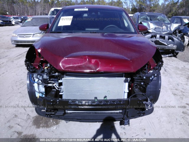 KM8J23A42KU879932 - 2019 HYUNDAI TUCSON SE RED photo 6