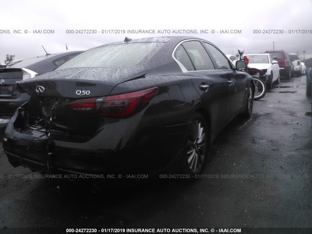 JN1EV7AP9JM351210 - 2018 INFINITI Q50 LUXE/SPORT BLACK photo 4