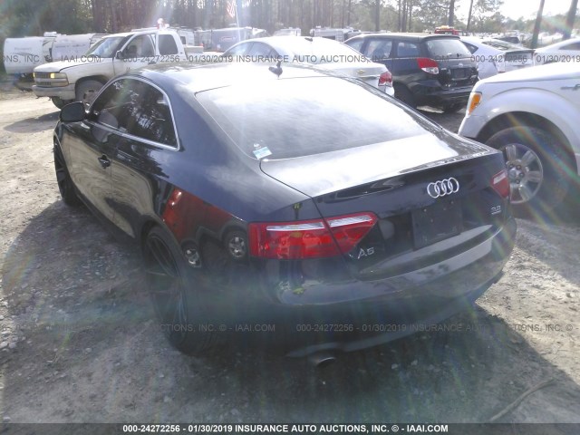 WAUDK78T59A046656 - 2009 AUDI A5 QUATTRO BLACK photo 3