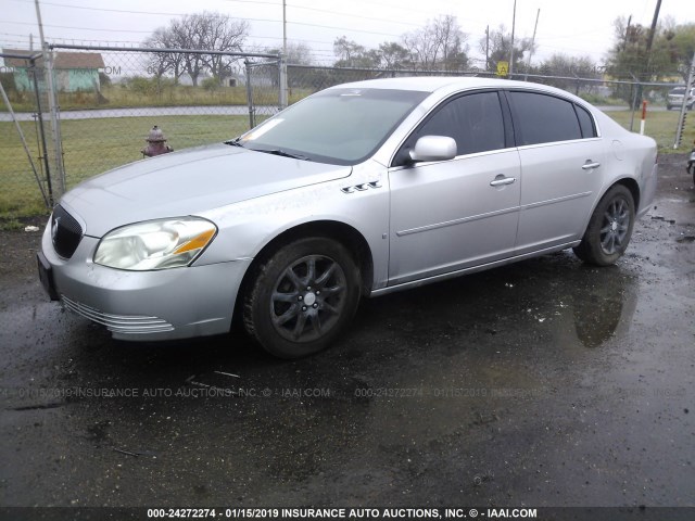 1G4HD57256U130302 - 2006 BUICK LUCERNE CXL SILVER photo 2