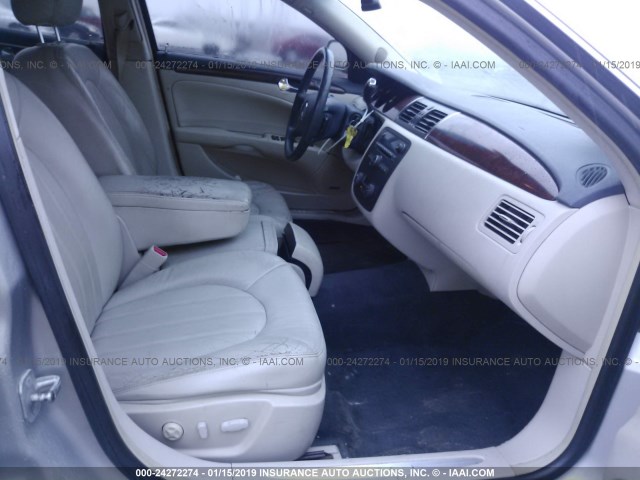 1G4HD57256U130302 - 2006 BUICK LUCERNE CXL SILVER photo 5