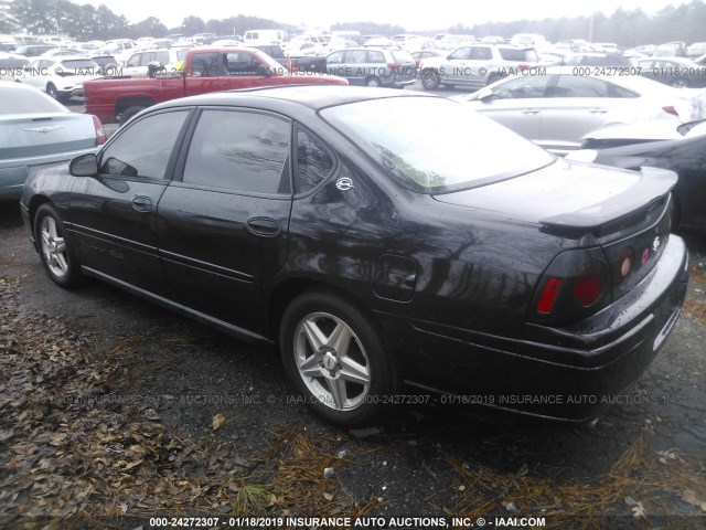 2G1WP521649129373 - 2004 CHEVROLET IMPALA SS BLACK photo 3