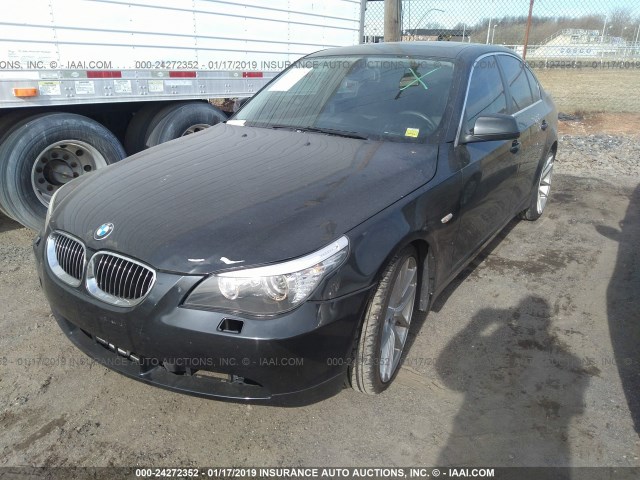 WBANW1C54AC168559 - 2010 BMW 535 I BLACK photo 2