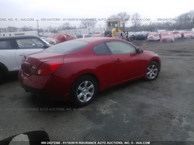 1N4AL24E78C133593 - 2008 NISSAN ALTIMA 2.5S RED photo 4