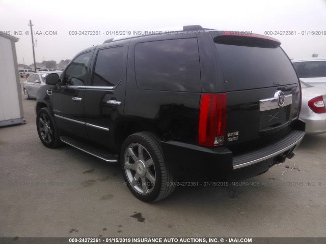 1GYUKAEF8AR116360 - 2010 CADILLAC ESCALADE BLACK photo 3