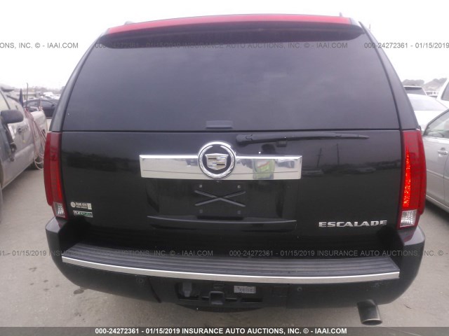 1GYUKAEF8AR116360 - 2010 CADILLAC ESCALADE BLACK photo 6