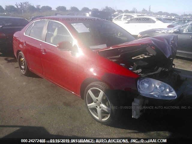 3VWRL7AJ2AM141341 - 2010 VOLKSWAGEN JETTA TDI RED photo 1