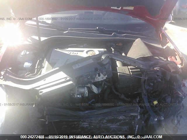 3VWRL7AJ2AM141341 - 2010 VOLKSWAGEN JETTA TDI RED photo 10