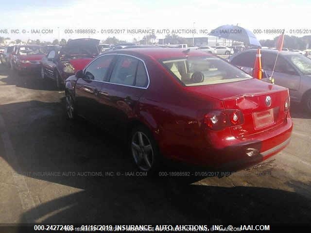 3VWRL7AJ2AM141341 - 2010 VOLKSWAGEN JETTA TDI RED photo 3