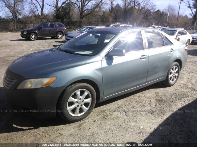 4T1BE46K87U682800 - 2007 TOYOTA CAMRY NEW GENERAT CE/LE/XLE/SE GREEN photo 2