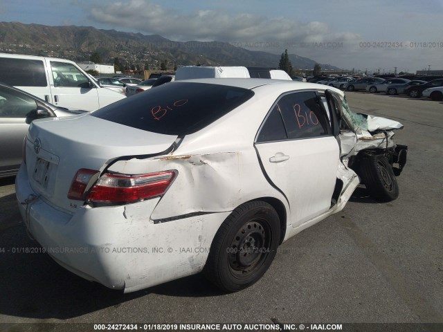 4T4BE46K19R078840 - 2009 TOYOTA CAMRY SE/LE/XLE თეთრი ფოტო 4