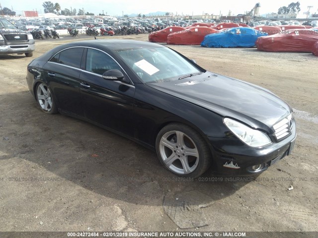 WDDDJ72X87A091871 - 2007 MERCEDES-BENZ CLS 550 BLACK photo 1