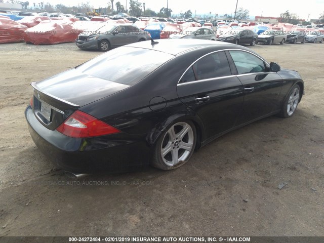 WDDDJ72X87A091871 - 2007 MERCEDES-BENZ CLS 550 BLACK photo 4