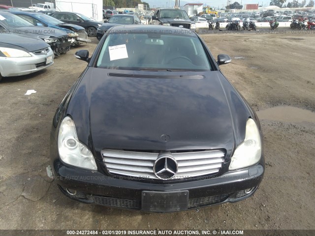 WDDDJ72X87A091871 - 2007 MERCEDES-BENZ CLS 550 BLACK photo 6