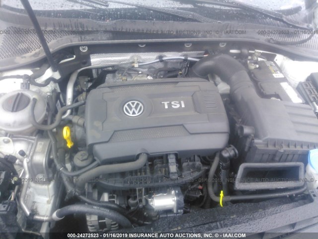 3VW217AU1FM039604 - 2015 VOLKSWAGEN GOLF WHITE photo 10