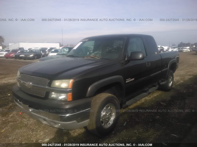 1GCHC29193E132053 - 2003 CHEVROLET SILVERADO C2500 HEAVY DUTY BLACK photo 2