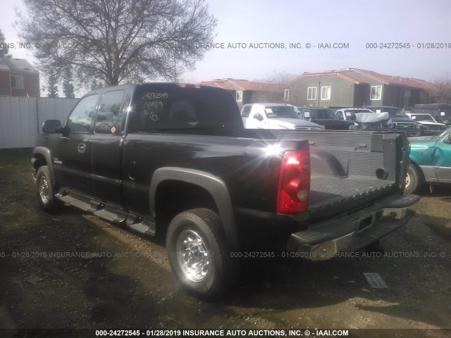 1GCHC29193E132053 - 2003 CHEVROLET SILVERADO C2500 HEAVY DUTY BLACK photo 3