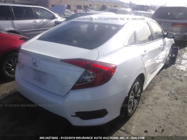 19XFC1F71GE214234 - 2016 HONDA CIVIC EXL WHITE photo 4