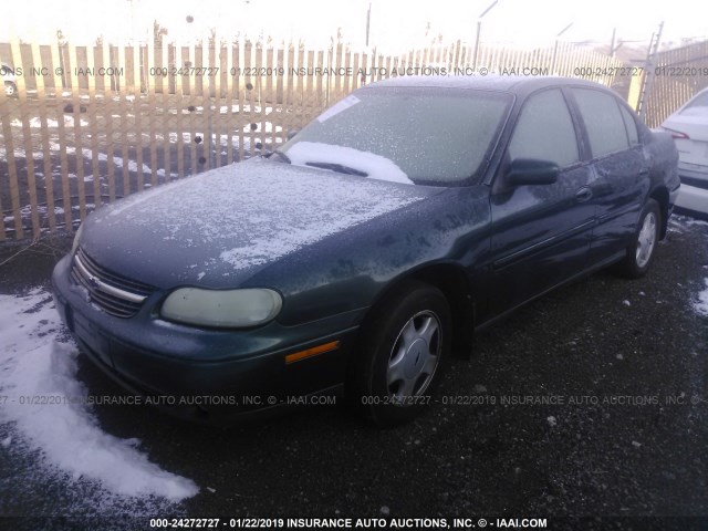 1G1NE52J8Y6139319 - 2000 CHEVROLET MALIBU LS GREEN photo 2