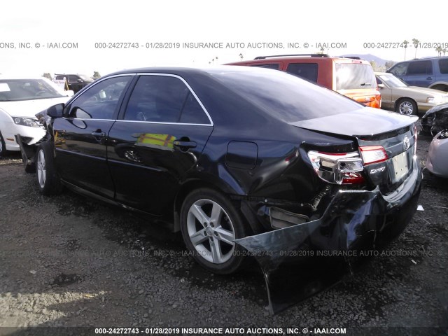 4T1BF1FK1EU776302 - 2014 TOYOTA CAMRY L/SE/LE/XLE 黑色 照片 3