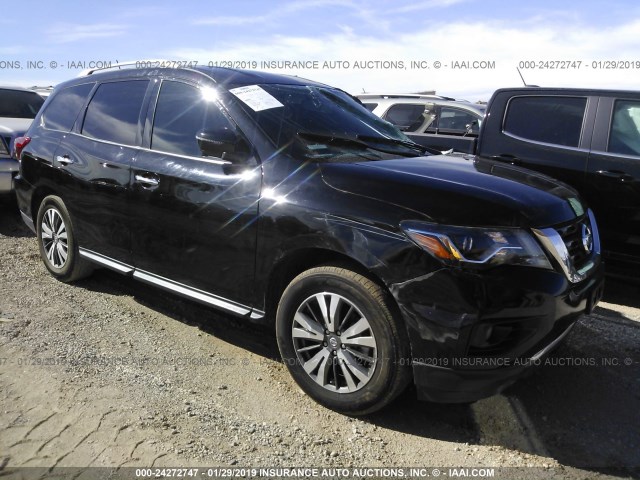5N1DR2MN6JC603989 - 2018 NISSAN PATHFINDER S/SV/SL/PLATINUM BLACK photo 1