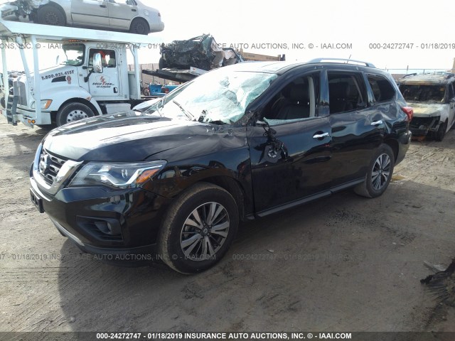 5N1DR2MN6JC603989 - 2018 NISSAN PATHFINDER S/SV/SL/PLATINUM BLACK photo 2