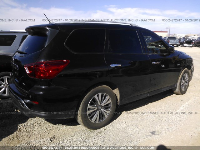 5N1DR2MN6JC603989 - 2018 NISSAN PATHFINDER S/SV/SL/PLATINUM BLACK photo 4