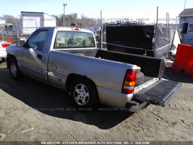 1GCEC14VXXZ116479 - 1999 CHEVROLET SILVERADO C1500 SILVER photo 3