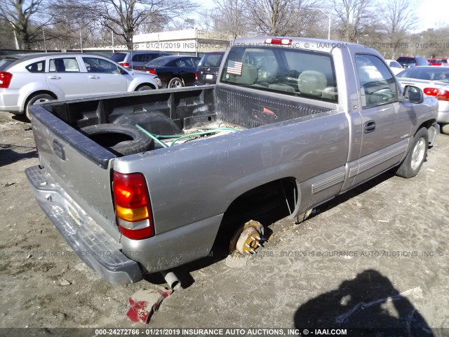 1GCEC14VXXZ116479 - 1999 CHEVROLET SILVERADO C1500 SILVER photo 4