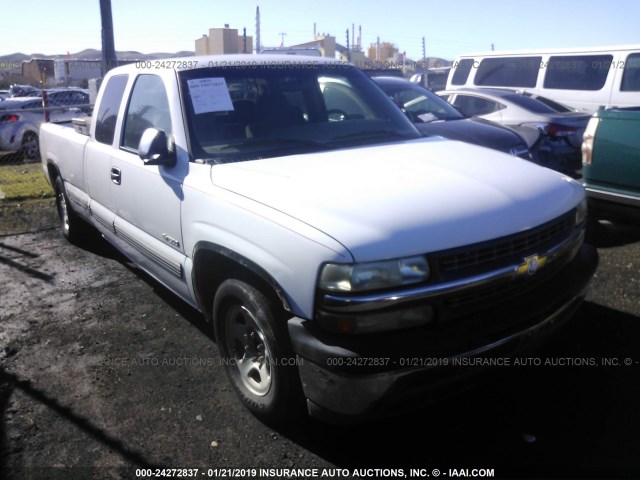 1GCEC19T2YE229634 - 2000 CHEVROLET SILVERADO C1500 WHITE photo 1