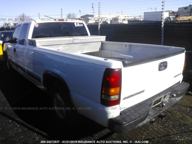 1GCEC19T2YE229634 - 2000 CHEVROLET SILVERADO C1500 WHITE photo 3