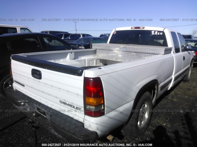 1GCEC19T2YE229634 - 2000 CHEVROLET SILVERADO C1500 WHITE photo 4