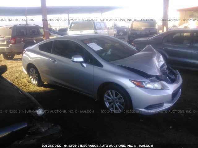 2HGFG3B18CH532692 - 2012 HONDA CIVIC EXL SILVER photo 1