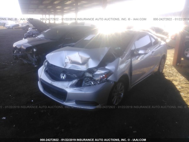 2HGFG3B18CH532692 - 2012 HONDA CIVIC EXL SILVER photo 2