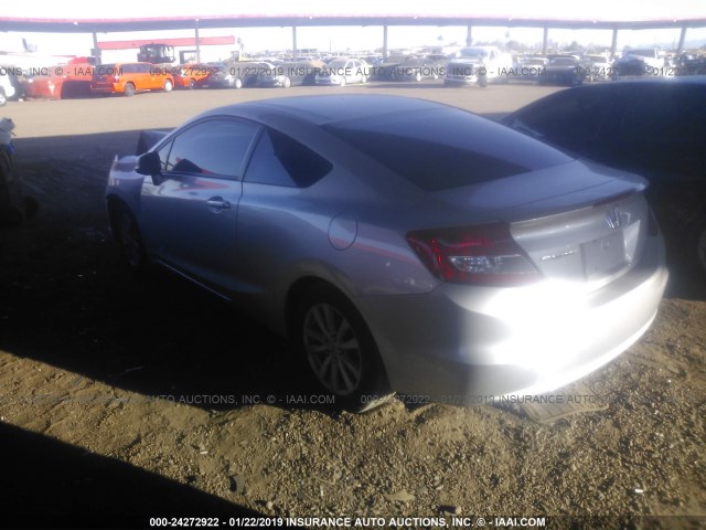 2HGFG3B18CH532692 - 2012 HONDA CIVIC EXL SILVER photo 3