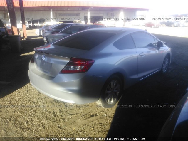 2HGFG3B18CH532692 - 2012 HONDA CIVIC EXL SILVER photo 4