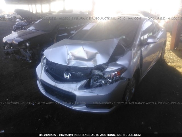 2HGFG3B18CH532692 - 2012 HONDA CIVIC EXL SILVER photo 6