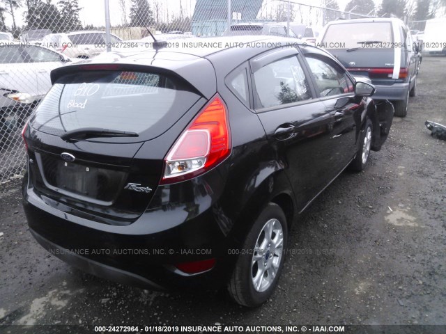 3FADP4EJ6EM117873 - 2014 FORD FIESTA SE BLACK photo 4