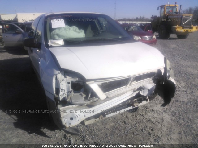 2FTZA54687BA17170 - 2007 FORD FREESTAR WHITE photo 6