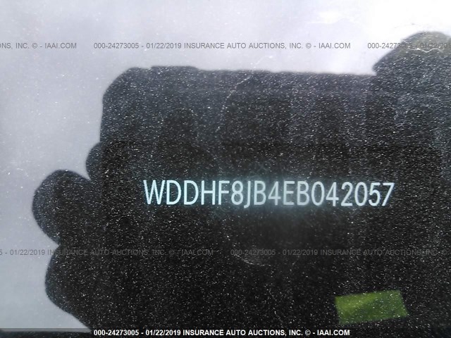 WDDHF8JB4EB042057 - 2014 MERCEDES-BENZ E 350 4MATIC BLACK photo 9