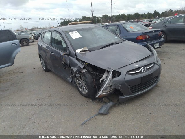 KMHCT5AE4GU258838 - 2016 HYUNDAI ACCENT SE GRAY photo 1