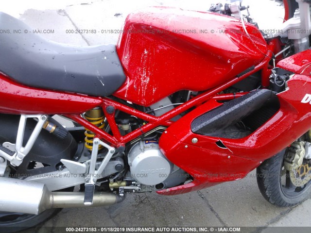 ZDM1TBBS16B005327 - 2006 DUCATI ST3 RED photo 8