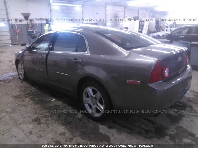 1G1ZA5E16BF392266 - 2011 CHEVROLET MALIBU LS Қоңыр фото 3