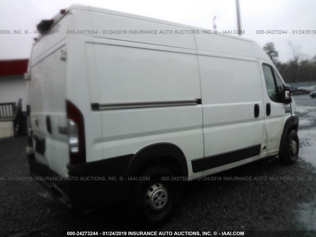 3C6TRVBG0EE119702 - 2014 RAM PROMASTER 1500 1500 HIGH WHITE photo 4